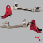 Red/Black Billet Trigger with Bar - Glock Compatible by TF Tactical